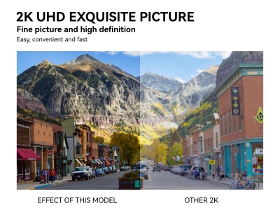 A206 2K QHD DASHCAM with 1080P Rear Lens